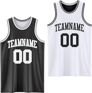 Reversible Basketball Uniform Personalized Jerseys Practice Team T-Shirt Sports Tank Tops Printed Name Number