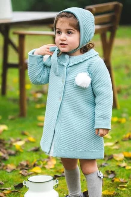 Sweater Coats w/ Bonnet Crudo