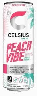 Celsius Peach Vibes