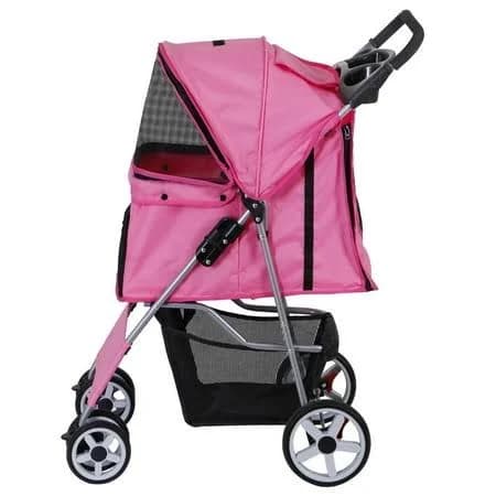 Zeny 4 Wheel Foldable Dog Pet Stroller