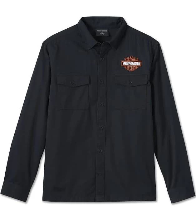Harley-Davidson Men's Bar & Shield Long Sleeve Shirt