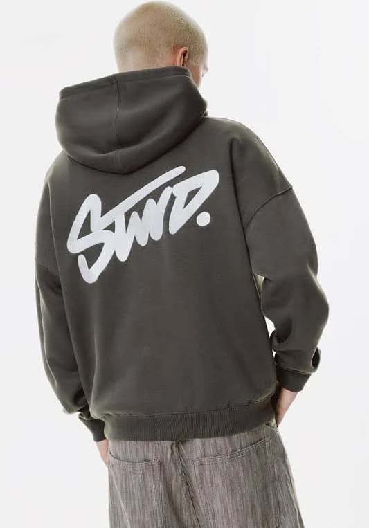 Pull&Bear Men's Stwd Hoodie