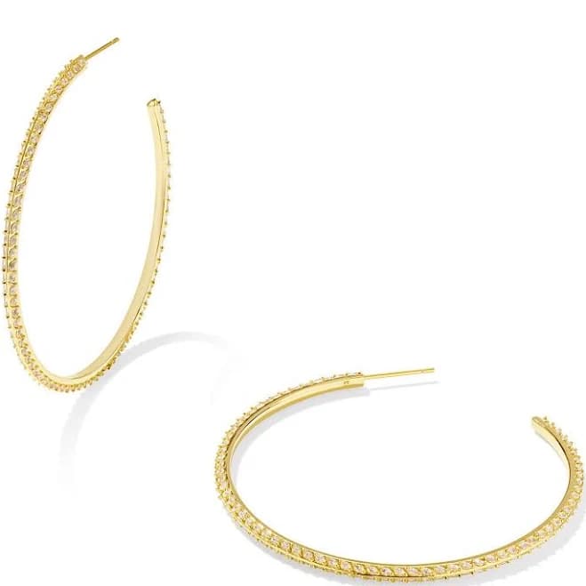 Kendra Scott Monte Large Hoop Earrings