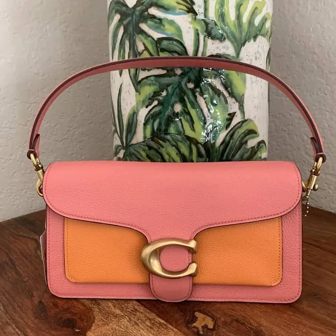 Coach Tabby Shoulder Bag B4 Taffy & Orange Multi 76105 B4sb4