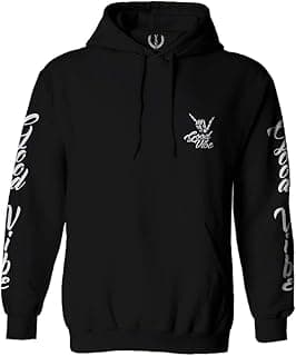 0190. Good Vibe Bones Hand Shaka Graphic dope Streetwear Style Sweatshirt Pullover Hoodie