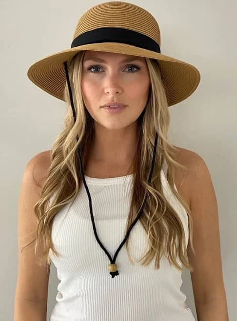 Women's Adjustable Chinstrap UPF 50 Summer Hat