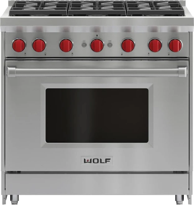 Wolf GR366 36" Gas Convection Range