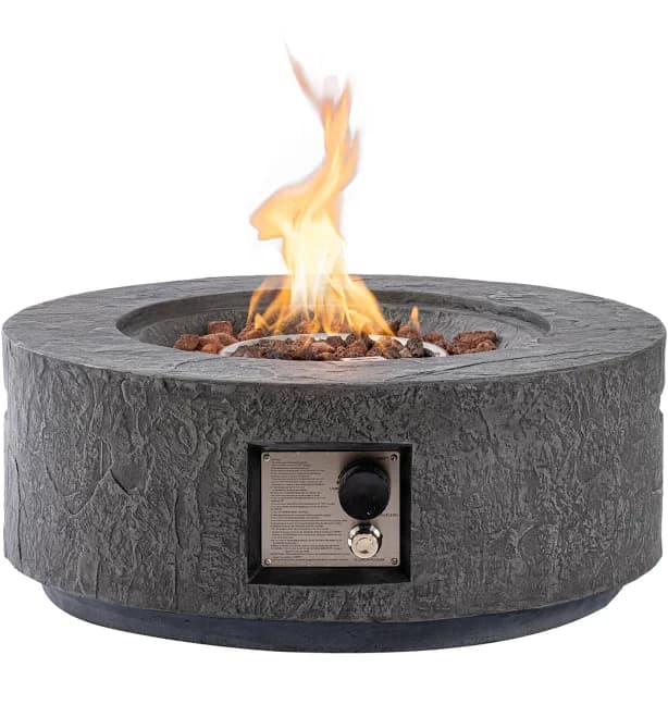 Cosiest 28" Modern Outdoor Gas Fire Pit Table