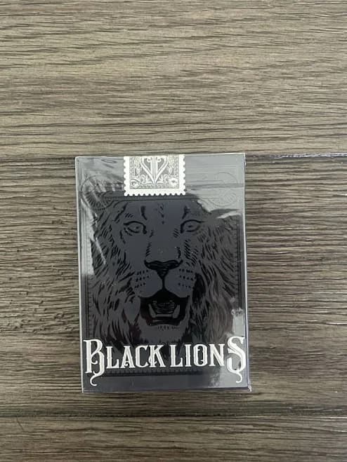 Black Lions Black Edition Playing Card Deck~David Blaine