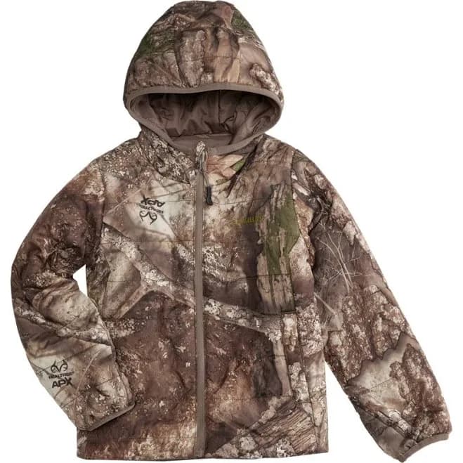 Magellan Outdoors Toddlers' Reversible Puffer Jacket Brown/Brown, 4 Toddler - Youth Insulated Camo at Academy Sports