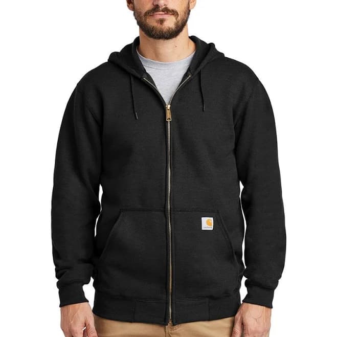 Carhartt Men's Midweight Hooded Front Zip Sweatshirt