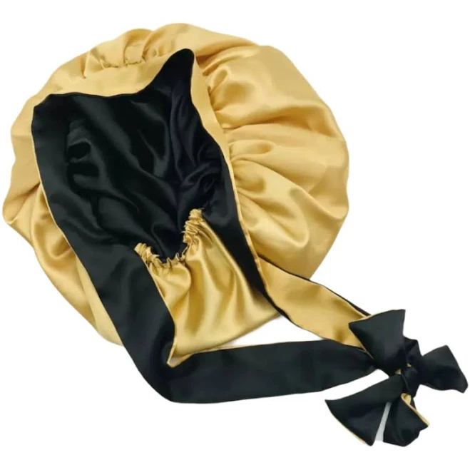 Forever Jasmine Reversible Satin Bonnet with Secure Tie