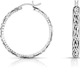 Sterling Silver Hoop Earrings