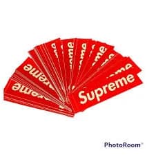 Supreme Red Box Logo Sticker 100% Authentic. New! Free Shipping!