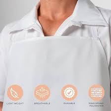 White Classic White Aprons - Commercial Chef Bib Apron for Kitchen and Restaurant Cooking without Pockets, Unisex Women and Men, Adult - 2 Pack : Clothing, Shoes & Jewelry - Amazon.com