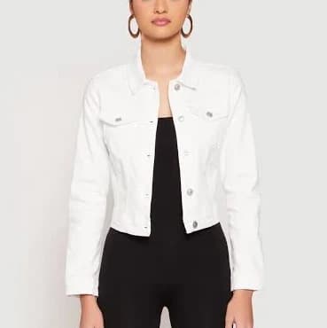 Women's Wax Long Sleeve Denim Jacket
