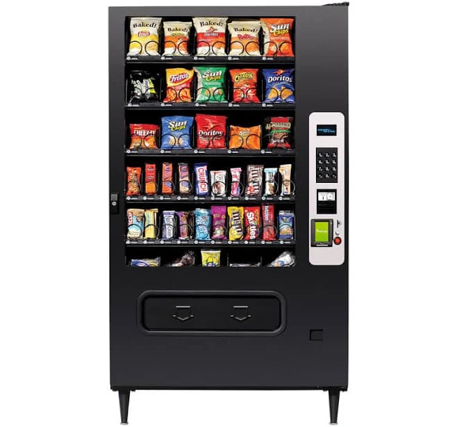Selectivend 40 Selection Snack Vending Machine with Card Reader