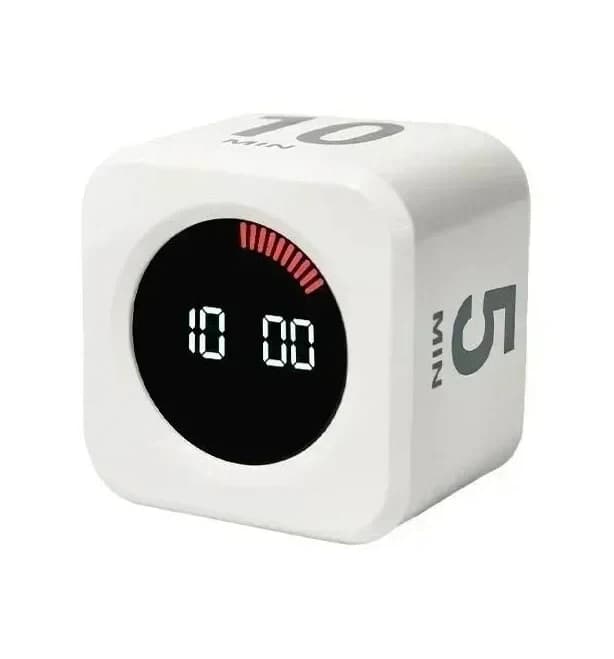 Productivity Timer Productivity Cube Timer Gravity Sensor LED Display 4 Preset Time Kids Time