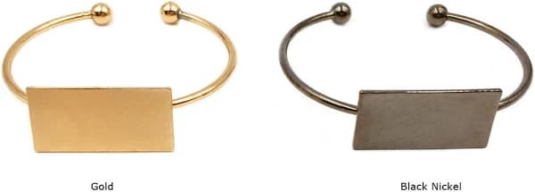 Rectangular Plate Cuff