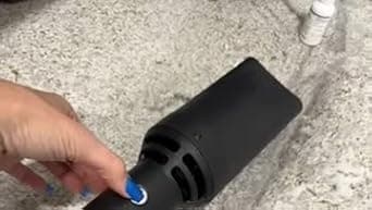 Outdoor Broom with Built-in Lightweight Rechargeable Cordless Mini Leaf Blower | Small Leaf Blower & Air Stick Blower Broom for Patio, Deck, Balcony, RV
