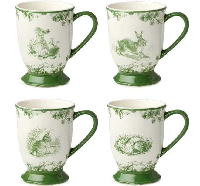 Certified International Le Jardin Mugs Set of 4