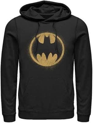 Batman Bat Signal Distressed Hoodie