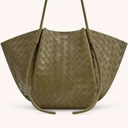 Nala Wide Weave Texture Tote Bag