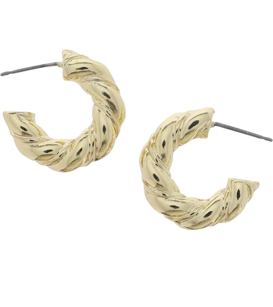 Twisted Hoop Earring