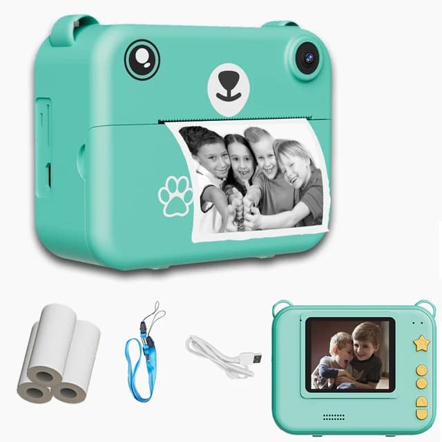 Digital Children Camera Photography Instant Print Photo 1080P HD Video Recorder Mini Thermal Printer Educational Birthday Gifts - AliExpress