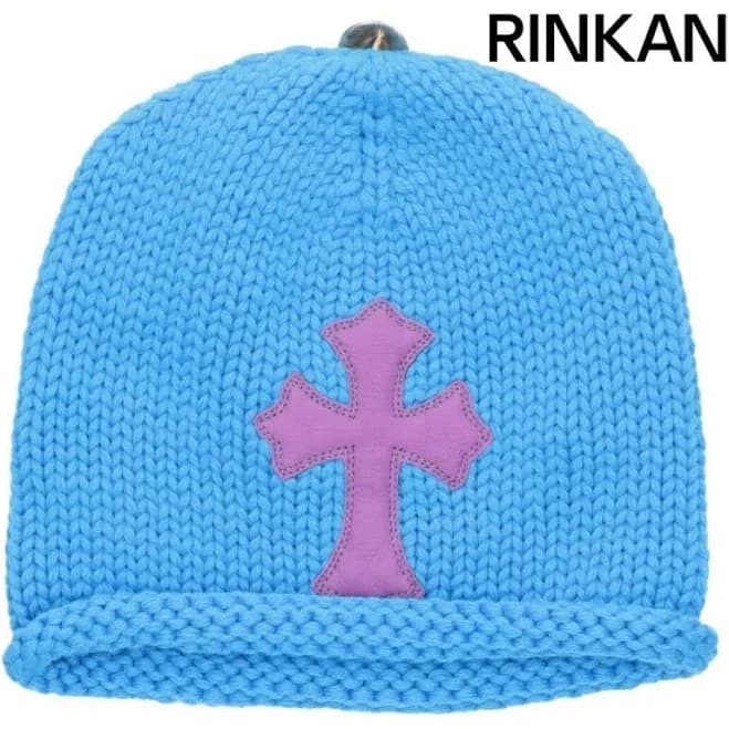 Chrome Hearts Beanie Cash Cross Patched Cashmere Men's One Size Used