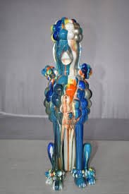Amazon.com: NIFAO Modern Art of a Graffiti Standard Puddle Made of Resin Size: 8" x 6" x 17"H : Home & Kitchen