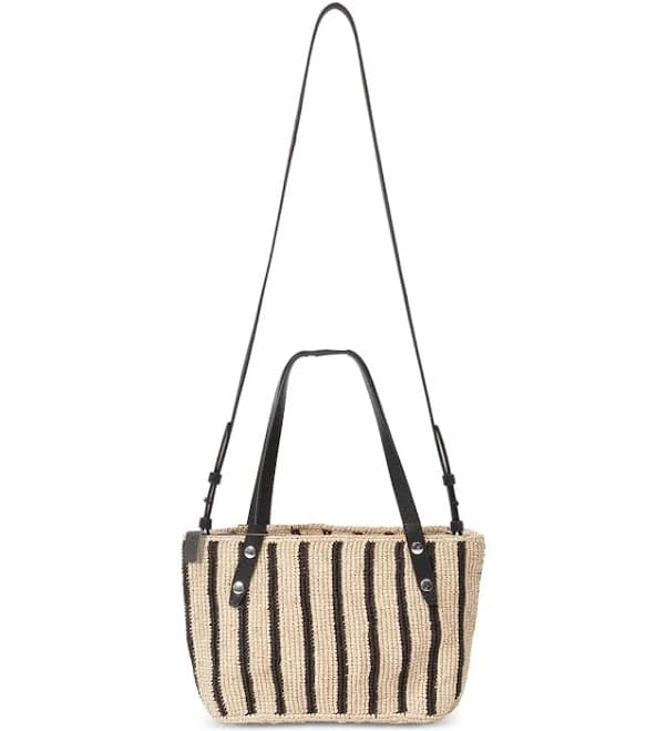 rag & bone Women's Striped Raffia Tote Bag