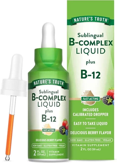 Nature's Truth Sublingual B-12 Liquid Plus
