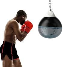 Slickblue 15.5-lb Water Punching Bag 21-in PVC Boxing Bag with Adjustable Metal Chainfor Jab Cross Hook Uppercut Home Gym Ceiling Wall or Stand Use- Available in Three Colors in the Weight Training