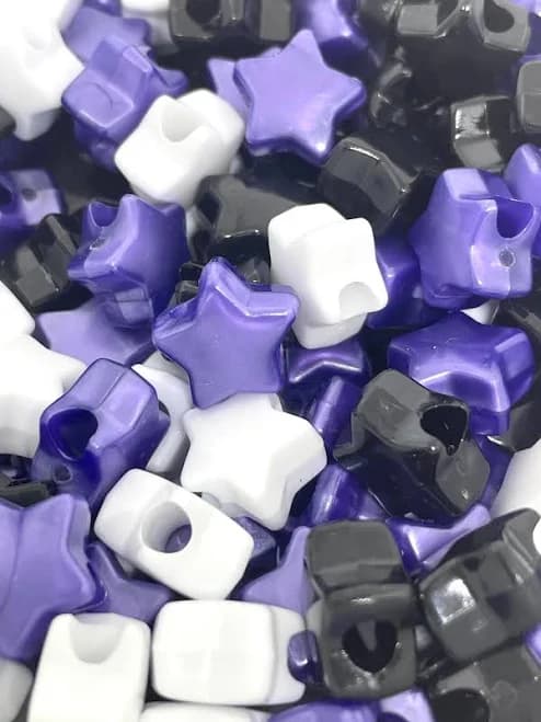 Purple Star Bead Assortment