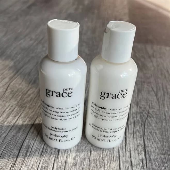 Philosophy Bath & Body | Philosophy Pure Grace Shampoo Bath Shower Gel And Body Lotion | Color: White | Size: 90ml | Phillis18's Closet