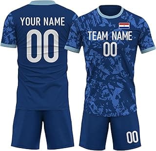 Custom Soccer Jersey Men Women Youth Kids Athletic Shirts with Name Number Logo Camisetas de Futbol Set National Soccer Team