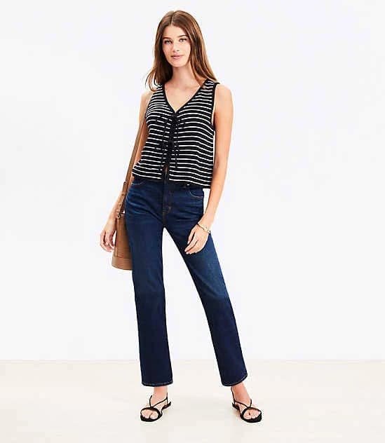 Loft Women's Mid Rise Slim Jeans