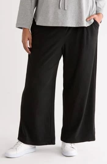 Max Studio Women's Drawstring Waist Wide-Leg Pants