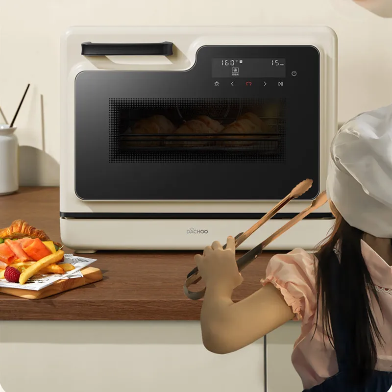 DACHOO Microwave Oven and Steamer AIO Countertop Electric Kitchen Oven 27L Multifunctional Microwave Steam Oven Air Fryer - AliExpress