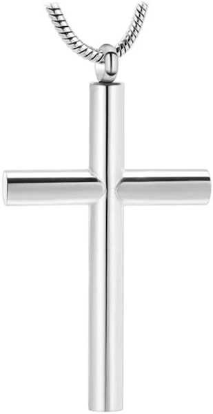 Modern Cross Pendant with Chain