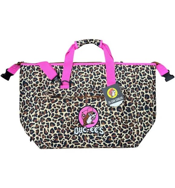 Buc-ee's Leopard 24-Can Cooler