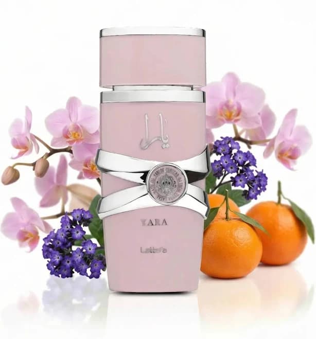 Yara Pink Perfume by Lattafa Women Eau De Parfum 100ml 3.4 oz High Quality Fragrance Flower Fruit Fragrance