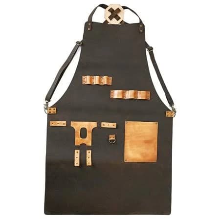 Hilason Adjustable Work Apron with Tool Pockets