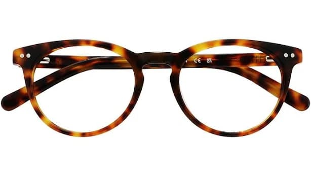 Tortoise round Acetate eyeglasses Online Full-Rim