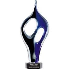 Mystic Extreme Artglass Award | Personalized Artglass Trophy | Paradise Awards