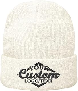 Custom Beanie Hat Personalized Embroidered Beanie Cap for Women and Men Design Logo Text Acrylic Gift Winter Soft Warm Beanie