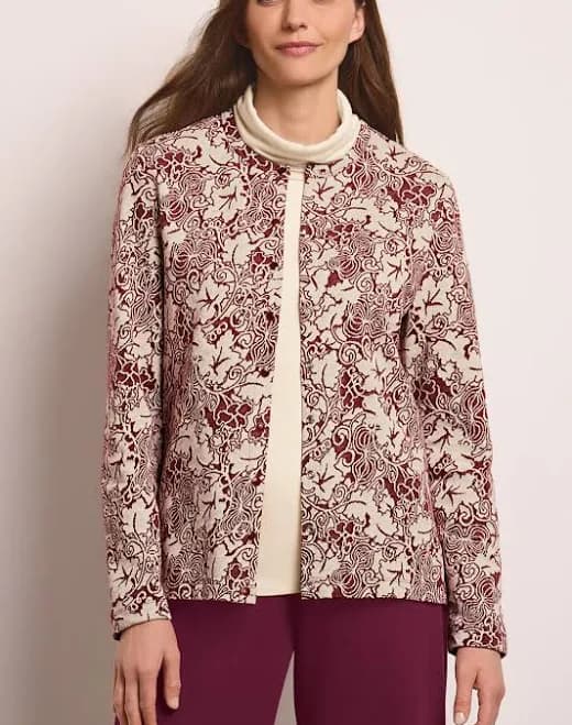 Cotswold Collections Women's Jacquard Cardigan