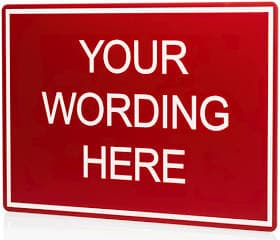 Custom Engraved Sign With Border