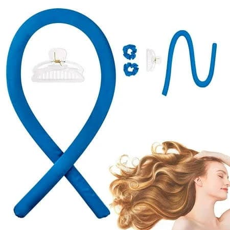 Silk Satin Ribbon Hair Rollers